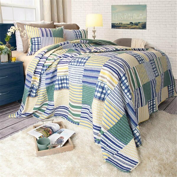 Daphnes Dinnette Lynsey Quilt Set King Size - 3 Piece DA3850467